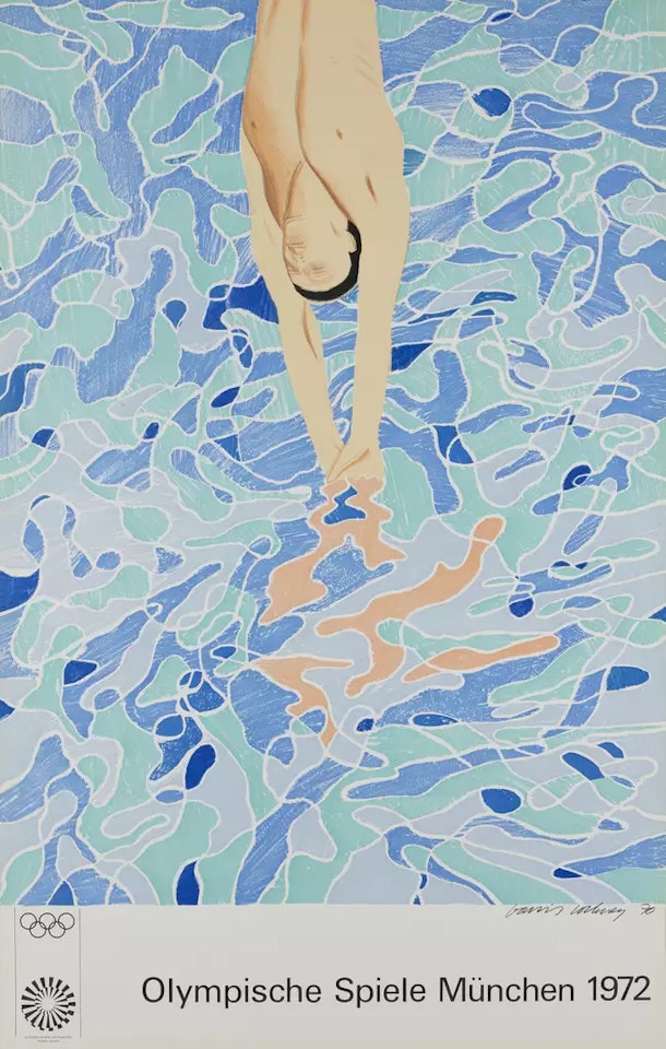 Olympische Spiele München by David Hockney