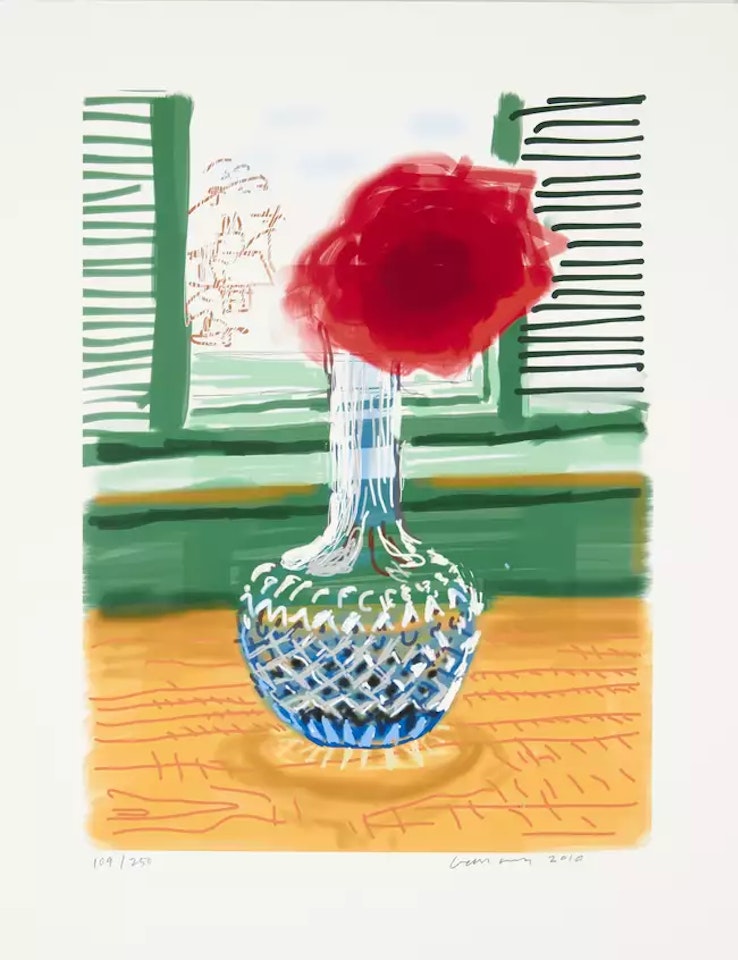 iPad Drawing 'No. 281', 23rd July by David Hockney