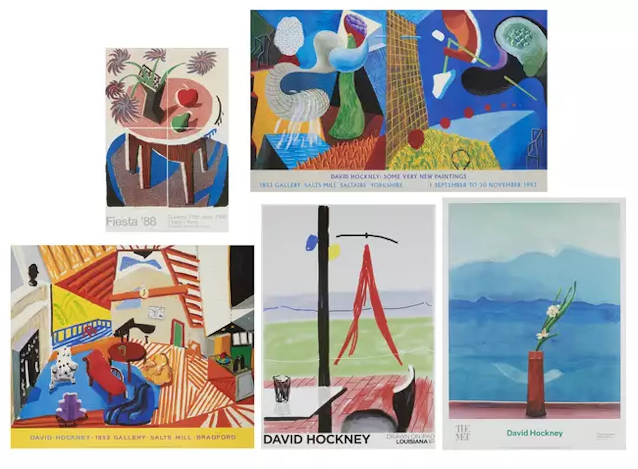 Exhibition Poster (Fiesta), The Other Side by David Hockney