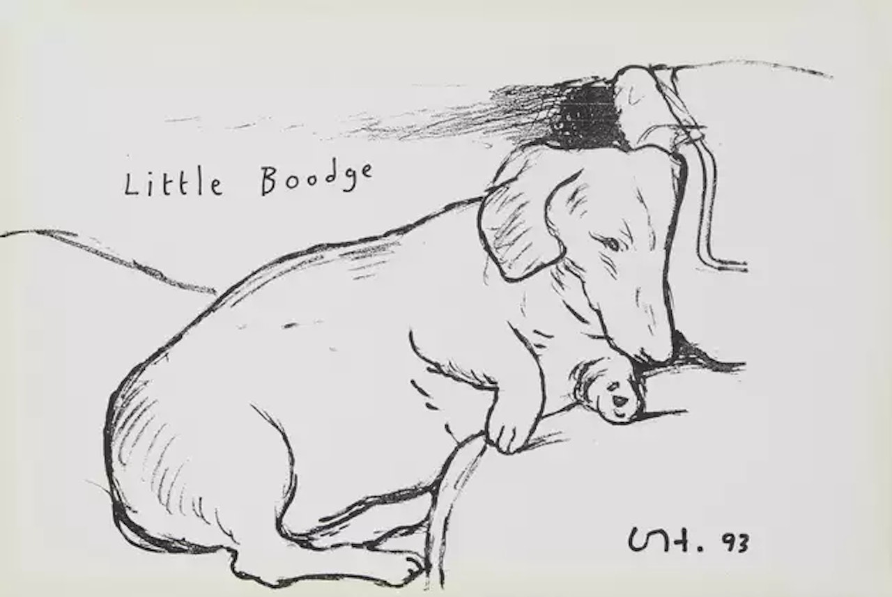 Little Boodge by David Hockney