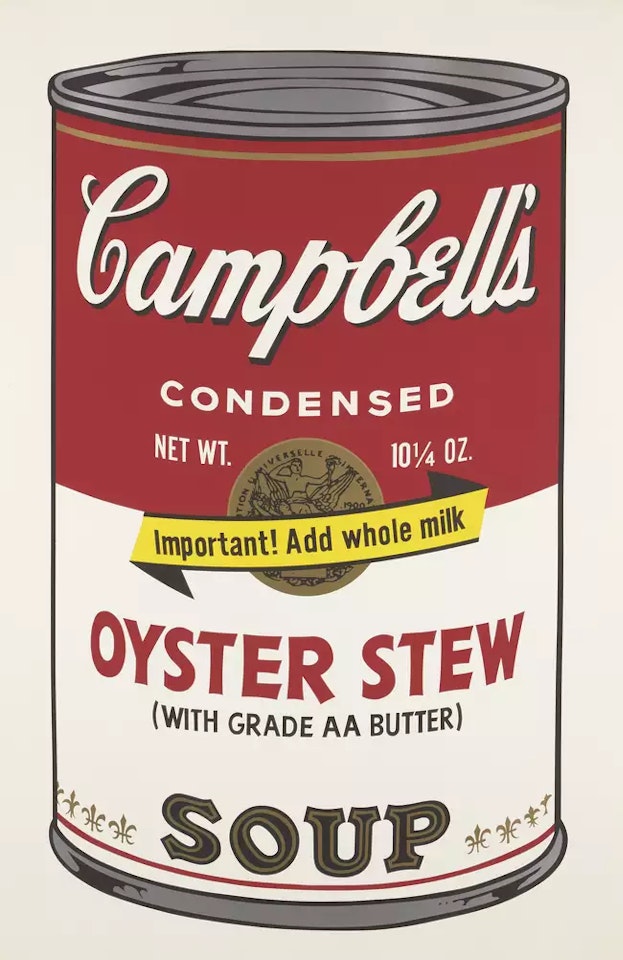 Oyster Stew from Campbell's Soup II (F. and S. II. 60) by Andy Warhol