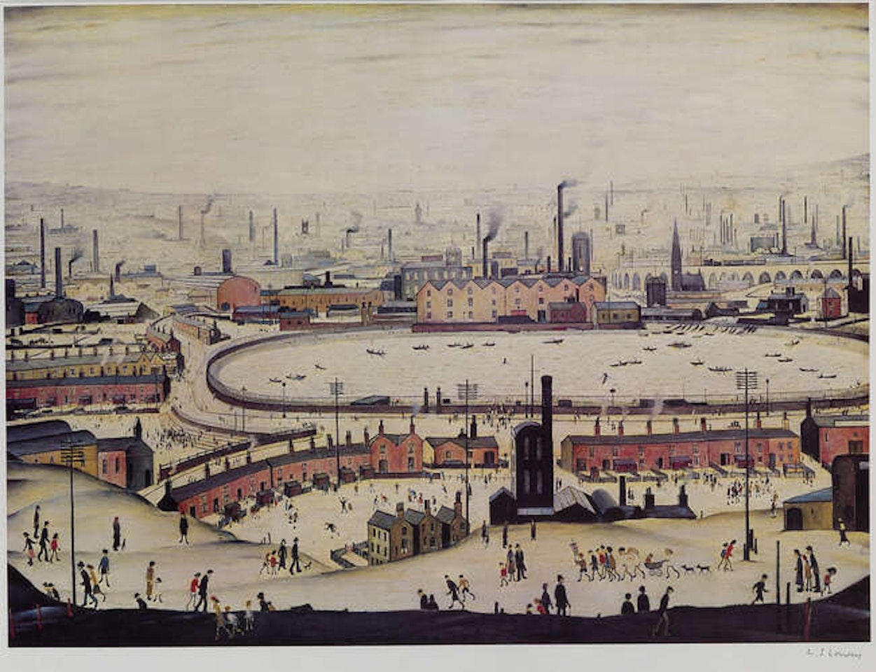 The Pond by Laurence Stephen Lowry