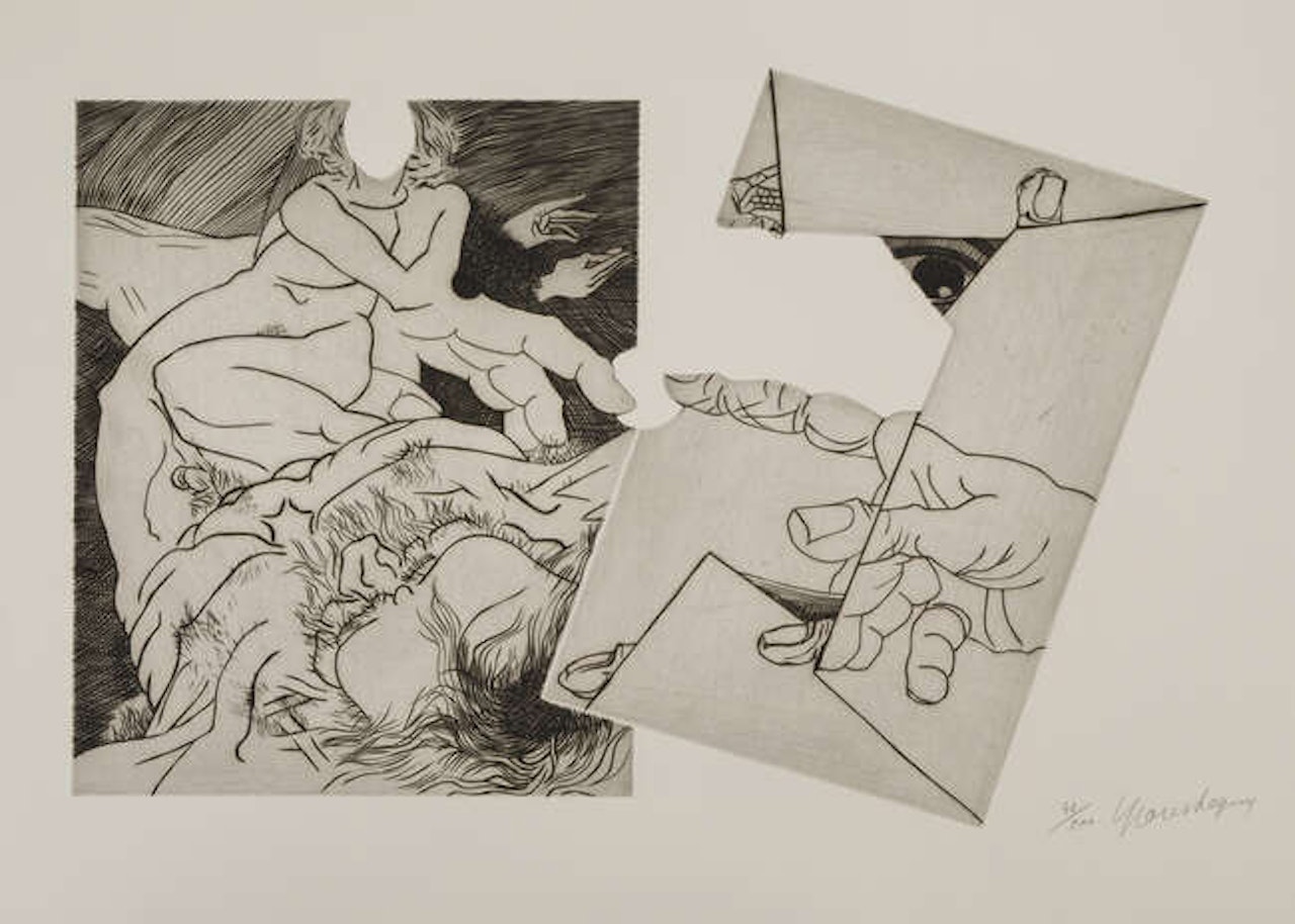the incomplete portfolio, comprising seven etchings and three lithographs (out of 13) on Rives wove, each signed and numbered 48/200 in pencil, published by Bruckmann-Stiftung, sheets loose, within the original beige linen covered portfolio case with green leather front panel, overall 85 x 63cm (folio) (ARR) by Various Artists