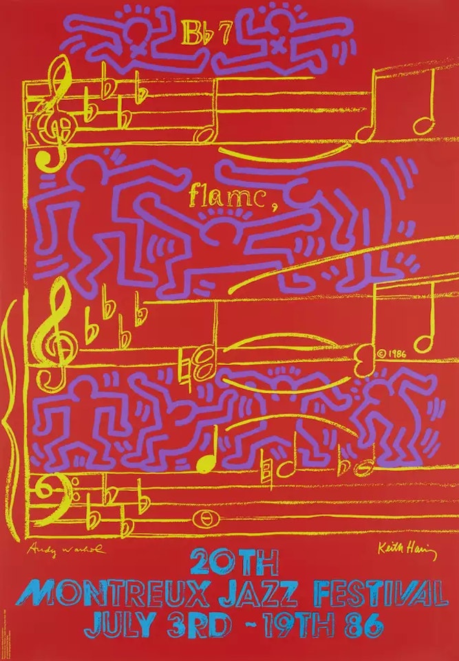Montreux Jazz Festival by Keith Haring