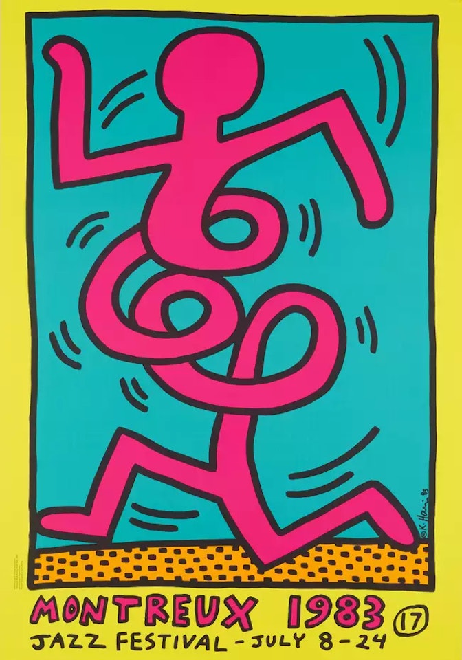Montreux Jazz Festival by Keith Haring