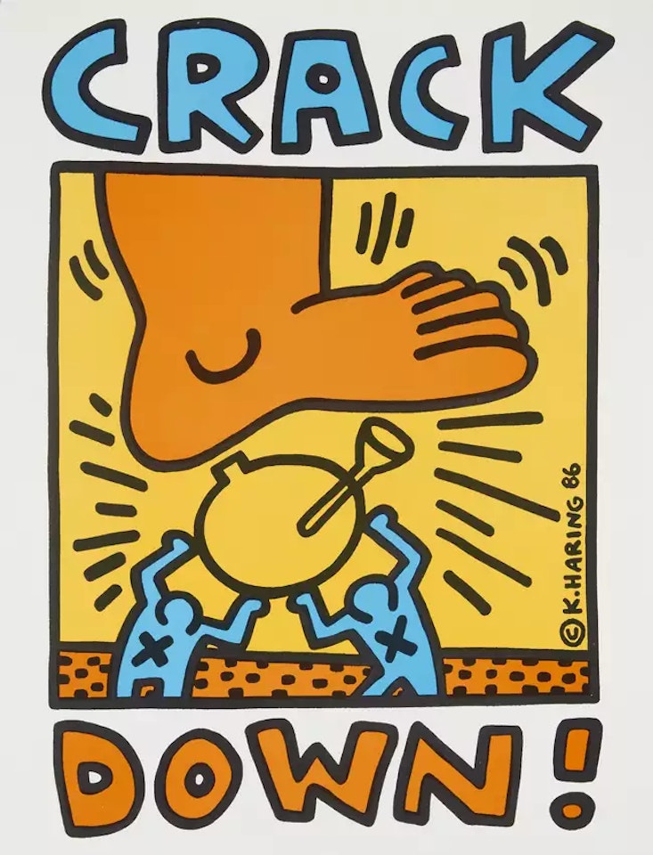 Crack Down by Keith Haring