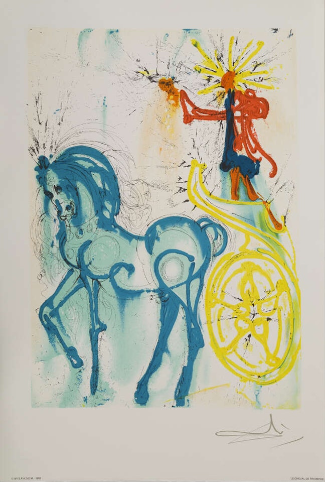 Les Chevaux de Dali by Salvador Dali