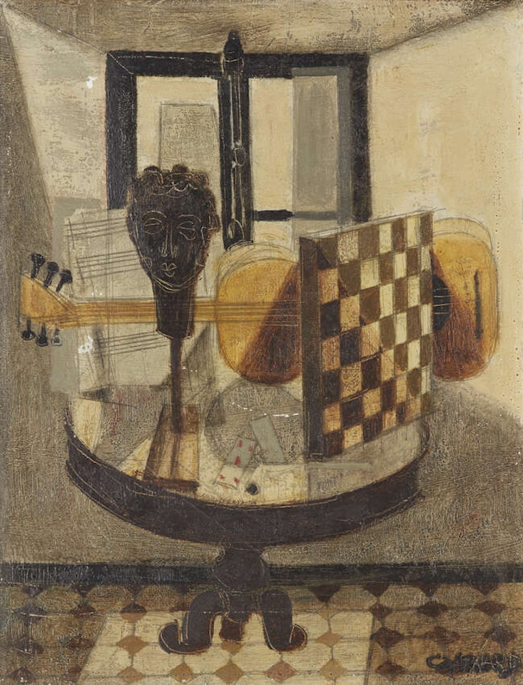 Nature Morte à la Guitar by Claude Venard