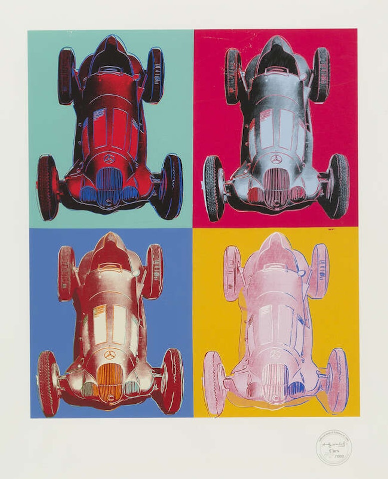 Mercedes-Benz Formel-1-Rennwagen W125 by After Andy Warhol