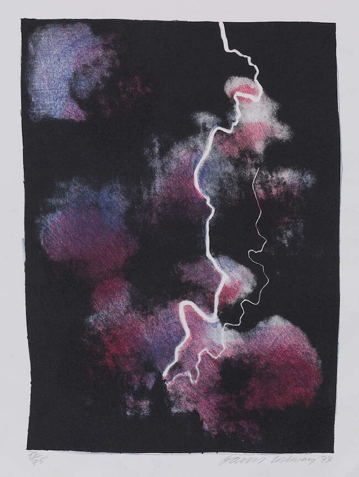 Smaller Study of Lighting [Tokyo 124] by David Hockney