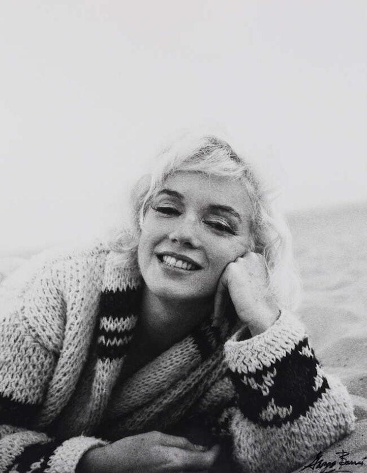 Portrait of Marilyn Monroe, lying down, from The Last Photos by George Barris