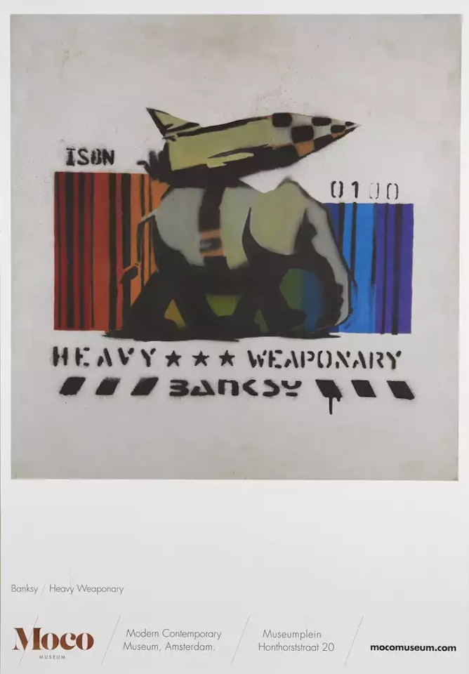 Heavy weaponary by Banksy
