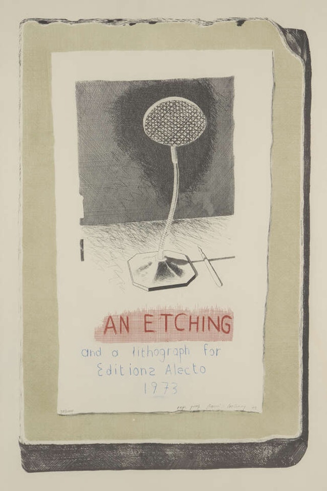 An Etching and a Lithograph for Editions Alecto by David Hockney