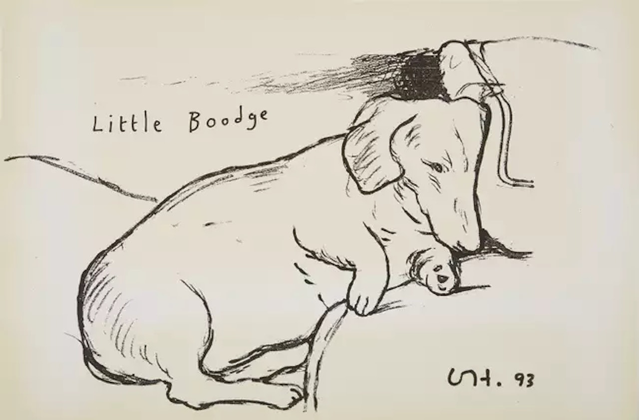 Little Boodge by David Hockney