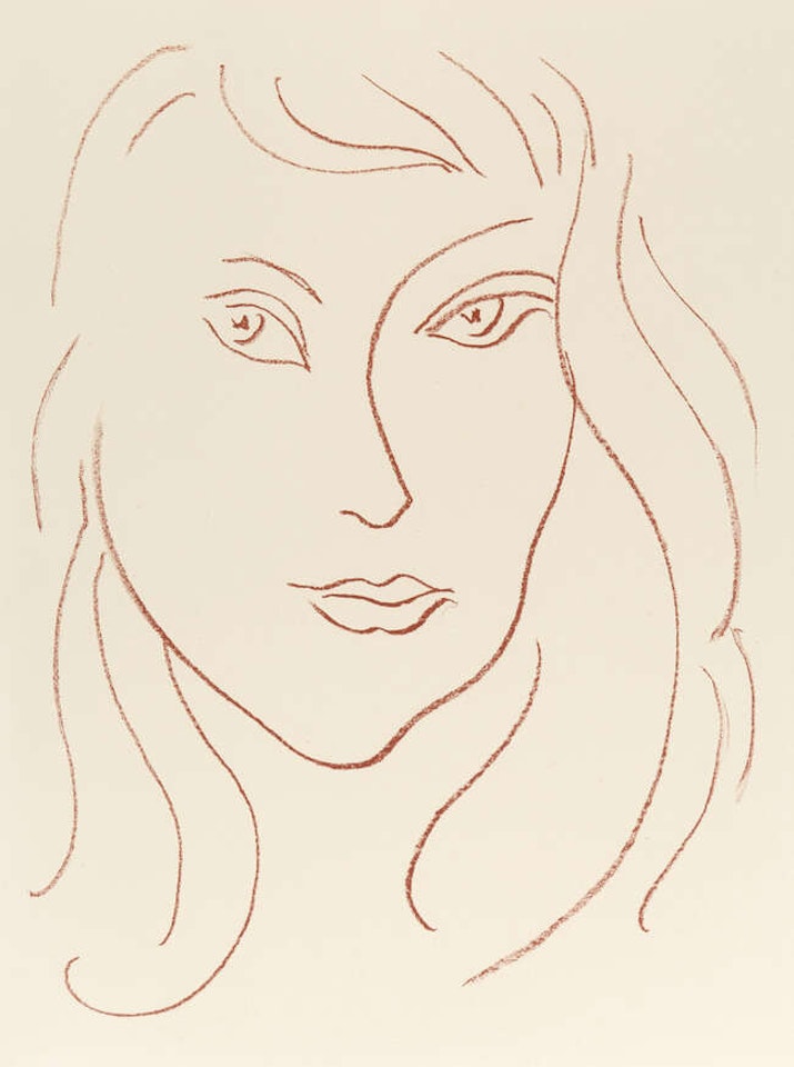 La Peine Dévidée Visages No 6 by Henri Matisse