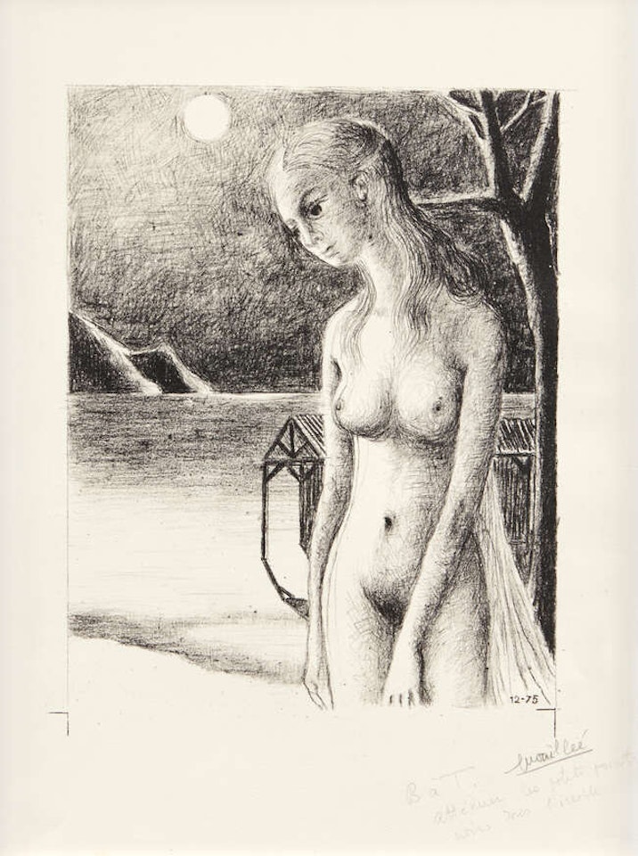 Night [Jacob 95] by Paul Delvaux