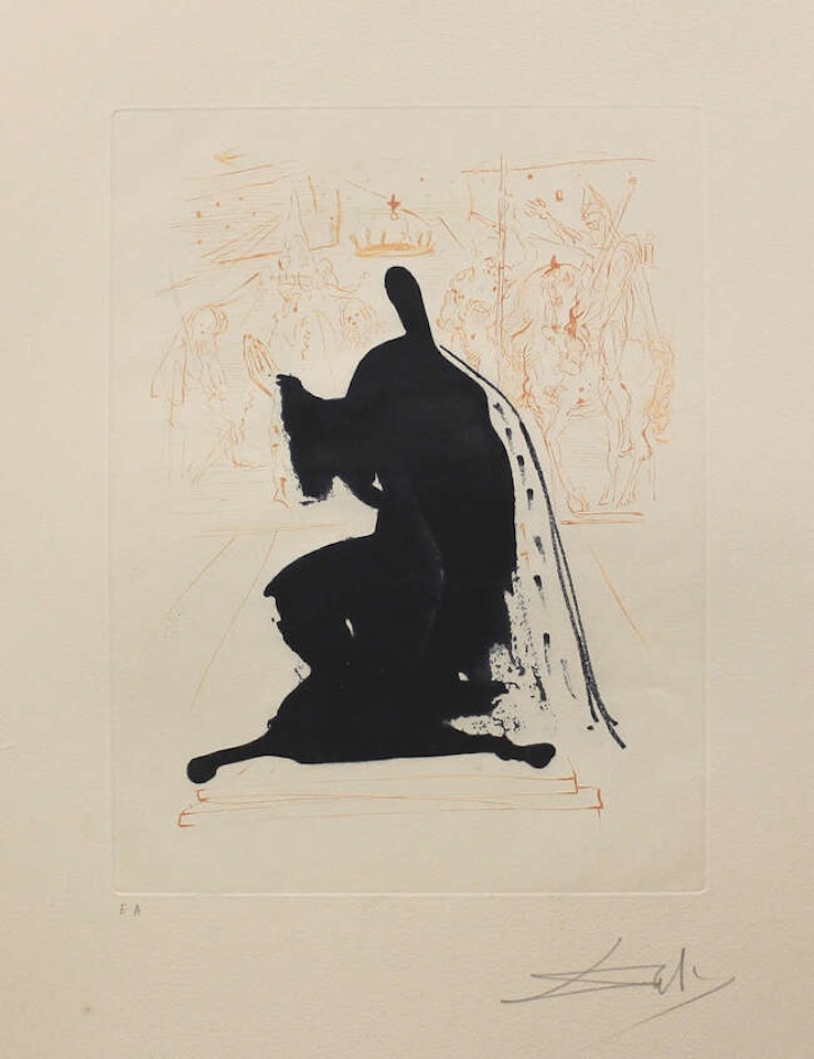 King of Aragon [M&L 528], /72 by Salvador Dali