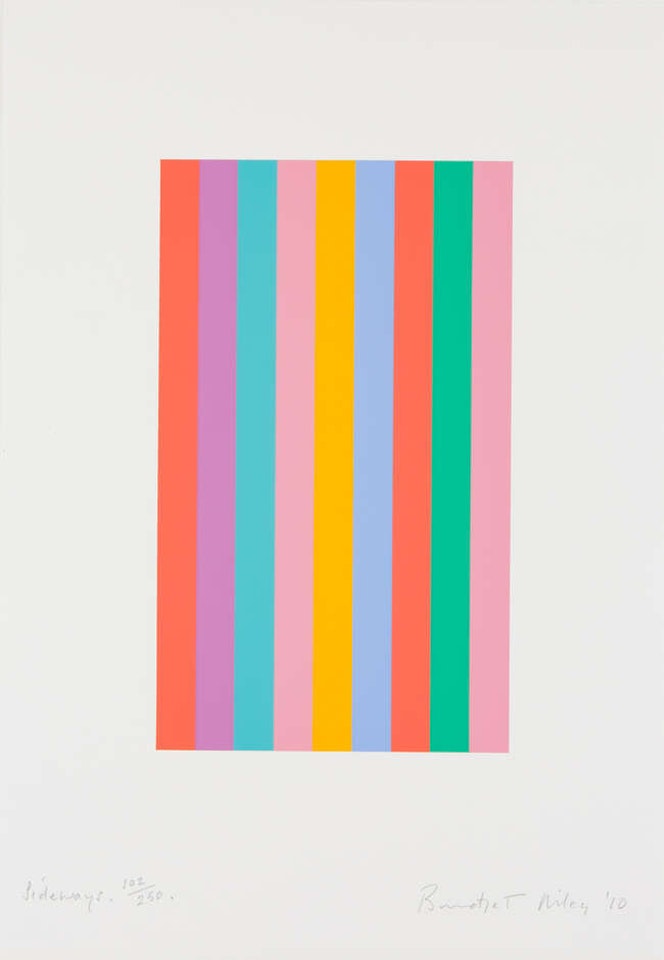 Sideways by Bridget Riley