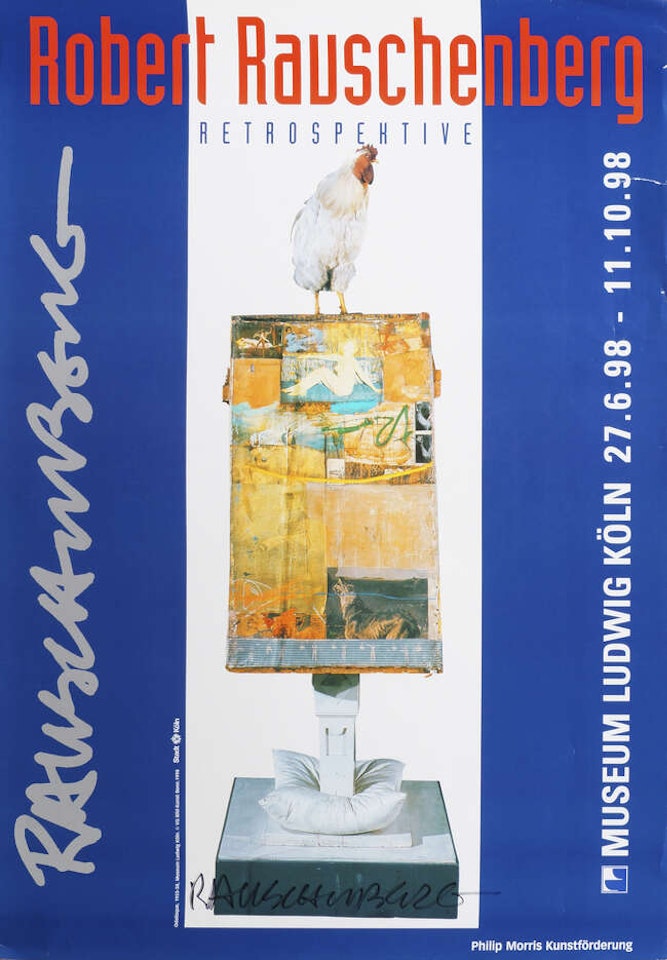 Retrospective - Odalisque by Robert Rauschenberg