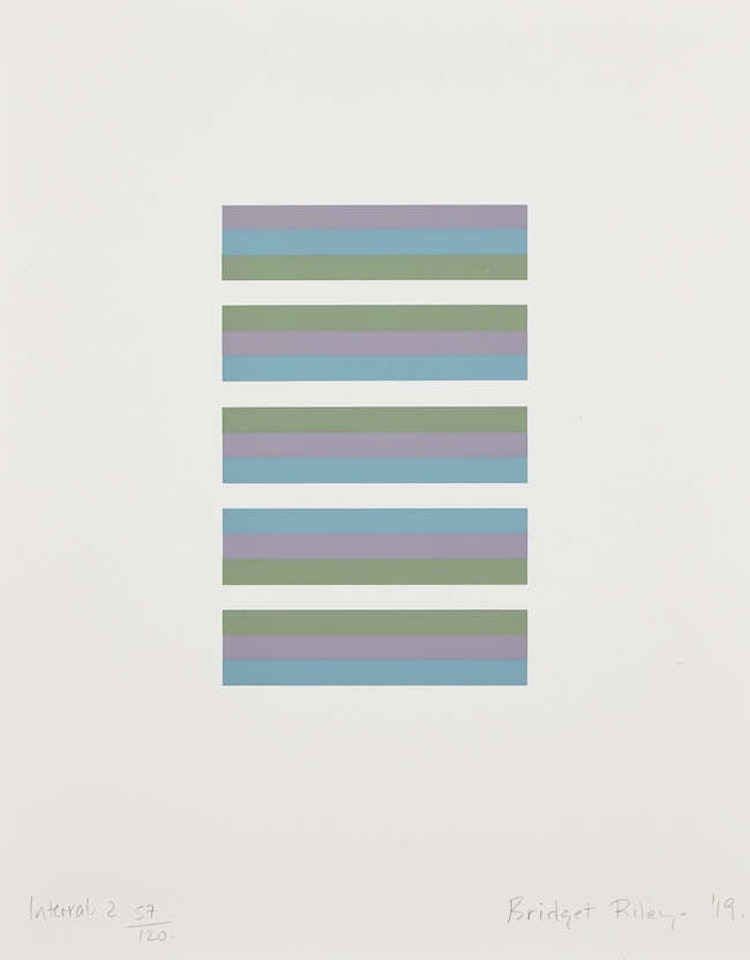 Intervals 2 by Bridget Riley
