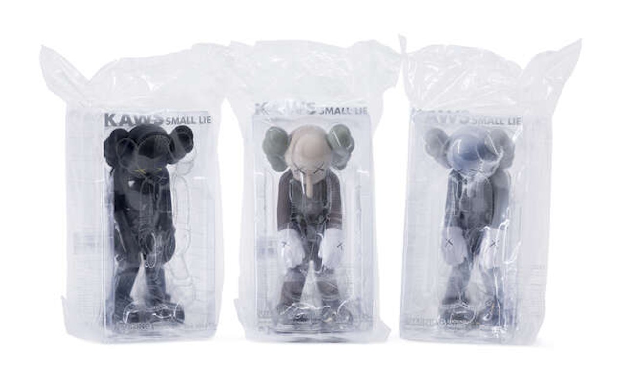 Small Lie (Brown, Black & Grey) by Kaws