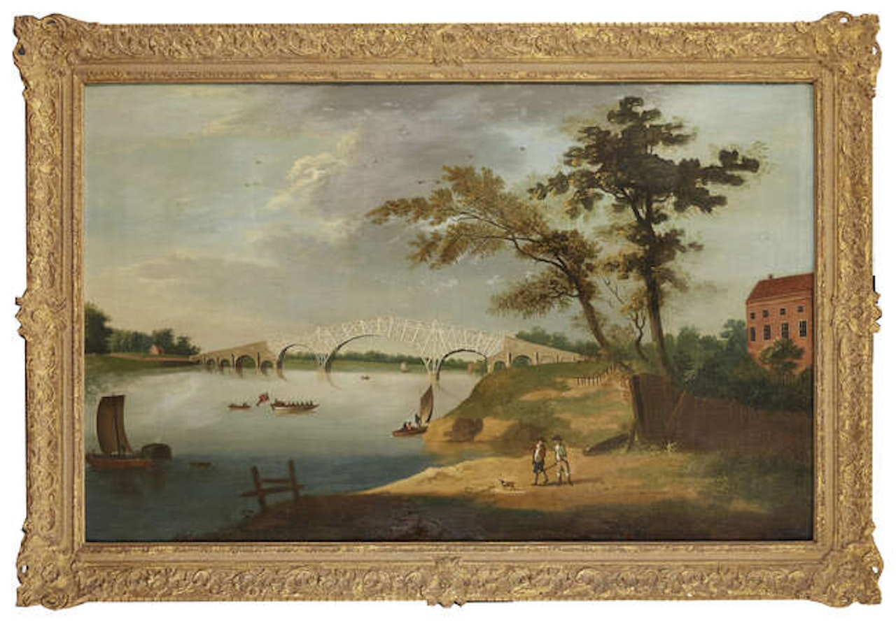 Old Walton Bridge by Canaletto