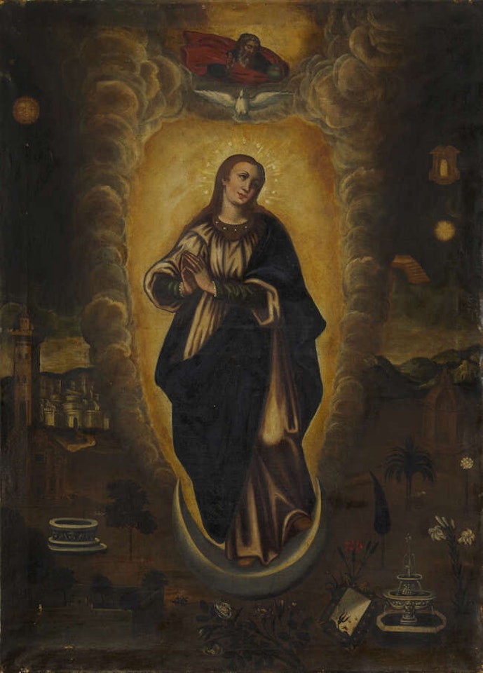 The Ascension of Mary by Italian School