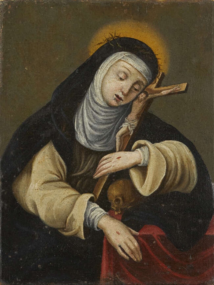 Saint Rita of Cascia by Italian School