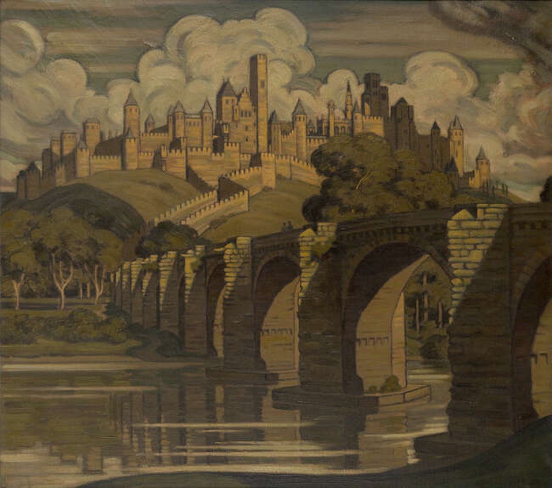 Carcassonne by Claude-Francis Barry