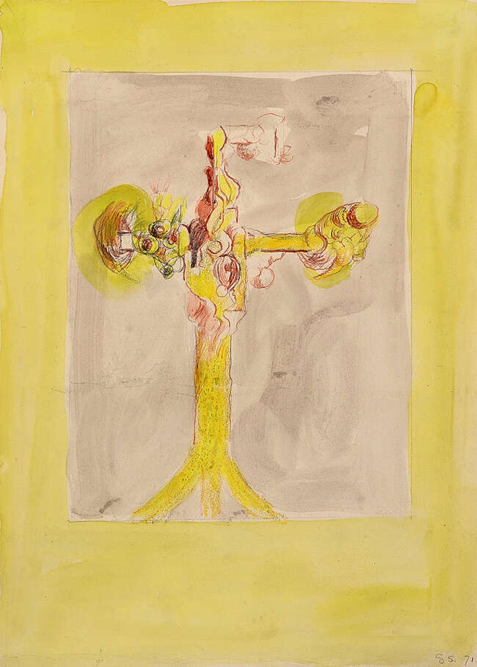 Study for Thorn cross by Graham Sutherland