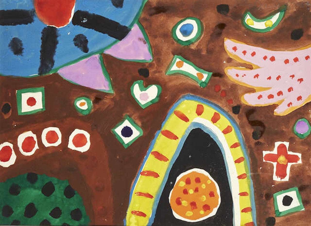 Abstract by Alan Davie