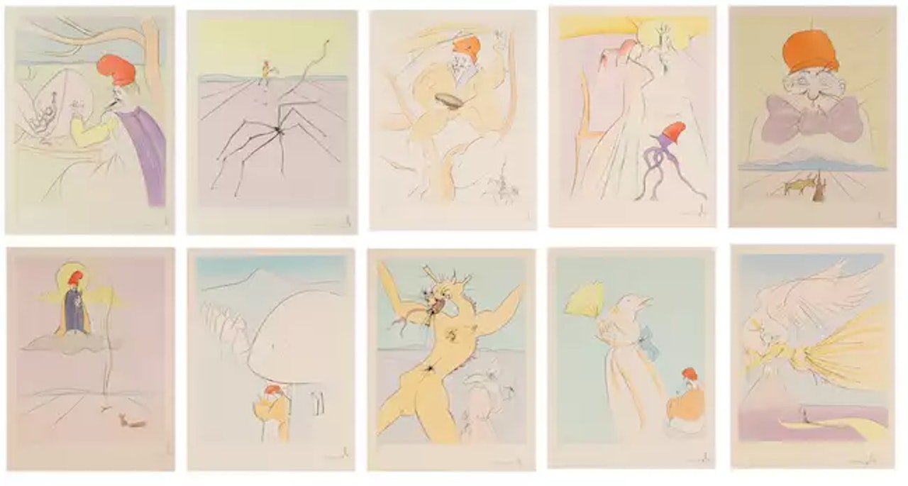 Japanese Fairy Tales [Field 76-1] by Salvador Dali