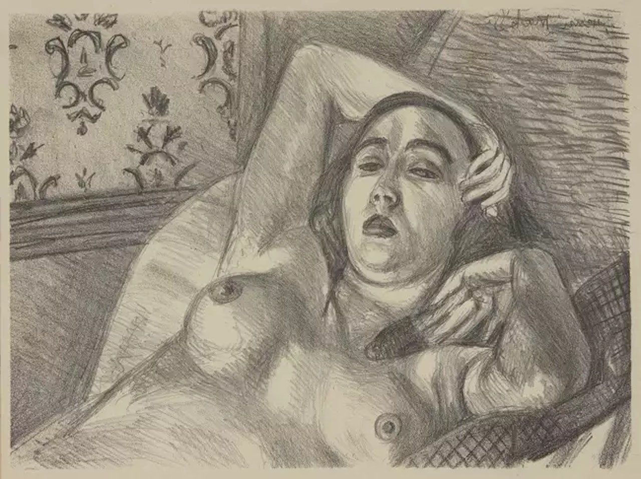 Le repos du Modele by Henri Matisse