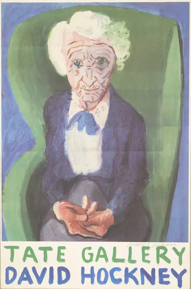 My Mother (Bridlington) by David Hockney