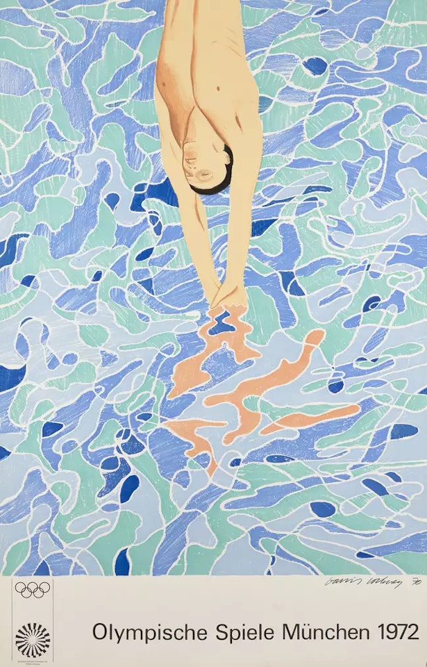 Olympische Spiele München by David Hockney