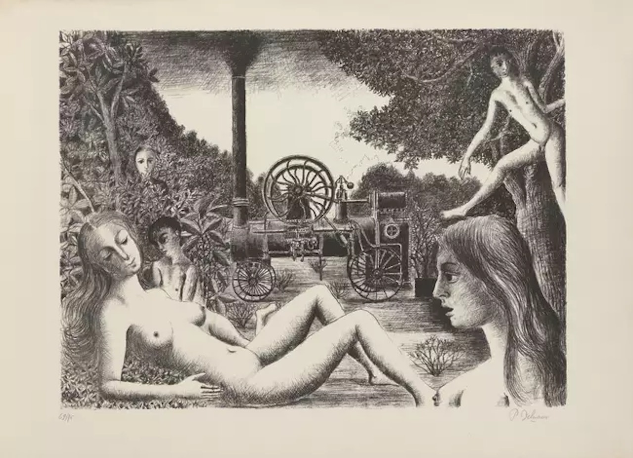 Locomobile [Jacob 42] by Paul Delvaux