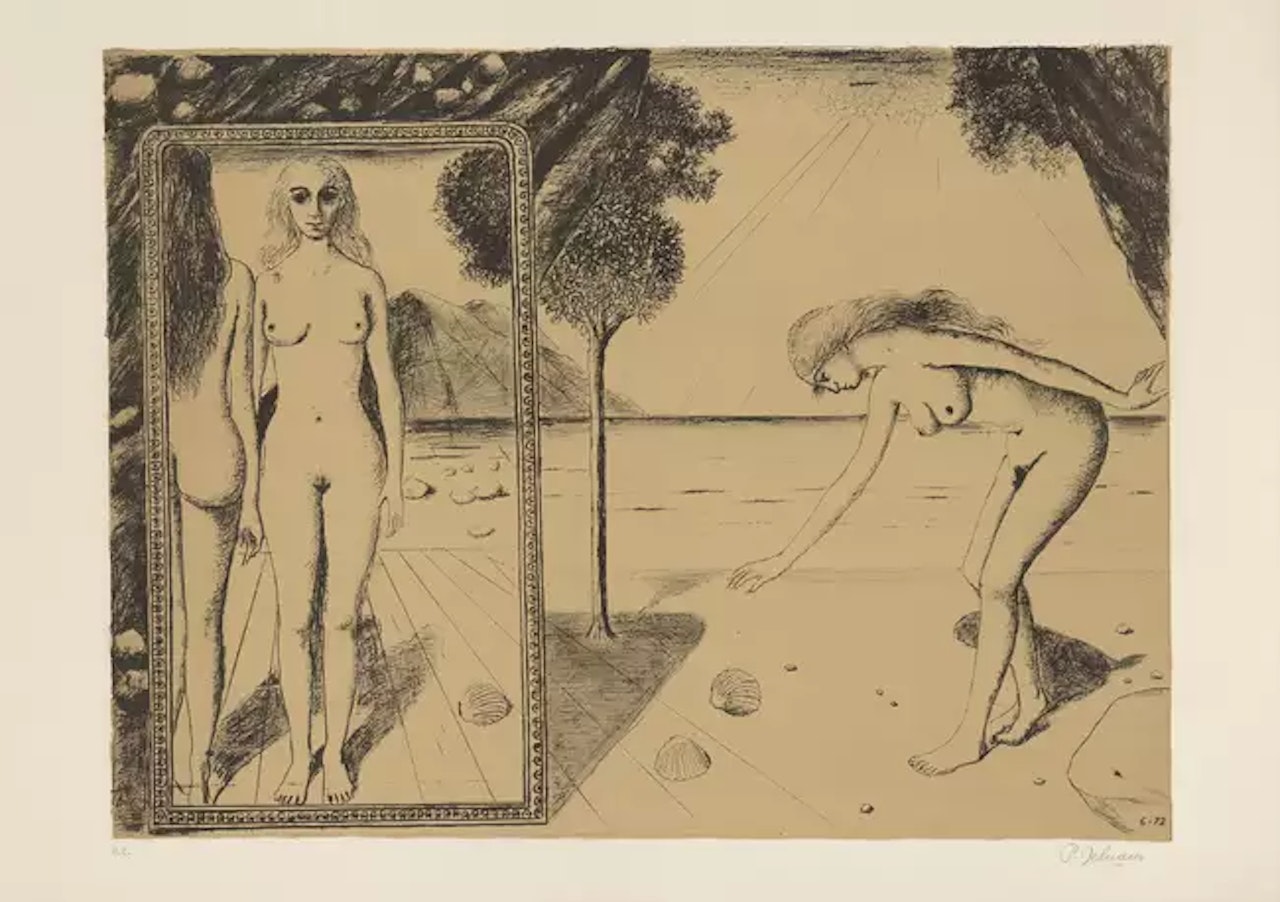The Beach [Jacob 59] by Paul Delvaux