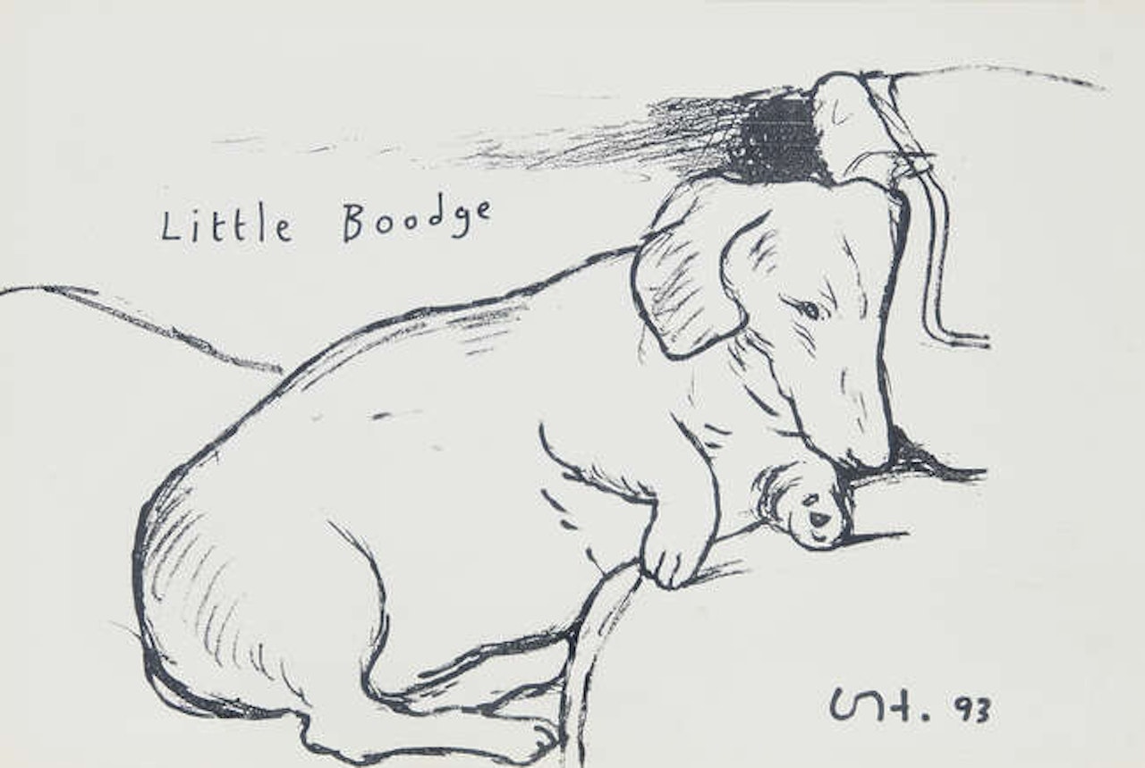 Little Boodge by David Hockney