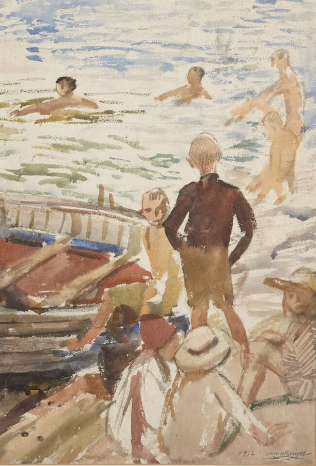 St Ives Harbour by Laura Knight