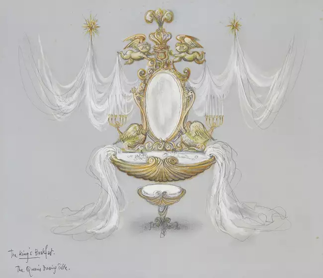 The King's Breakfast, The Queen's Dressing Table by Ronald Searle