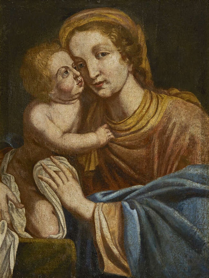 Madonna and Child by Roman School