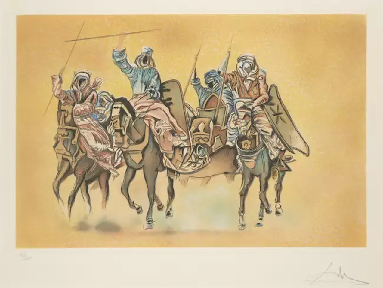 Study for the Battle of Tetuan by Salvador Dali