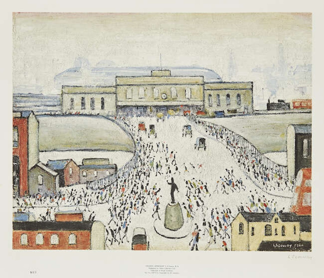 Station Approach by Laurence Stephen Lowry