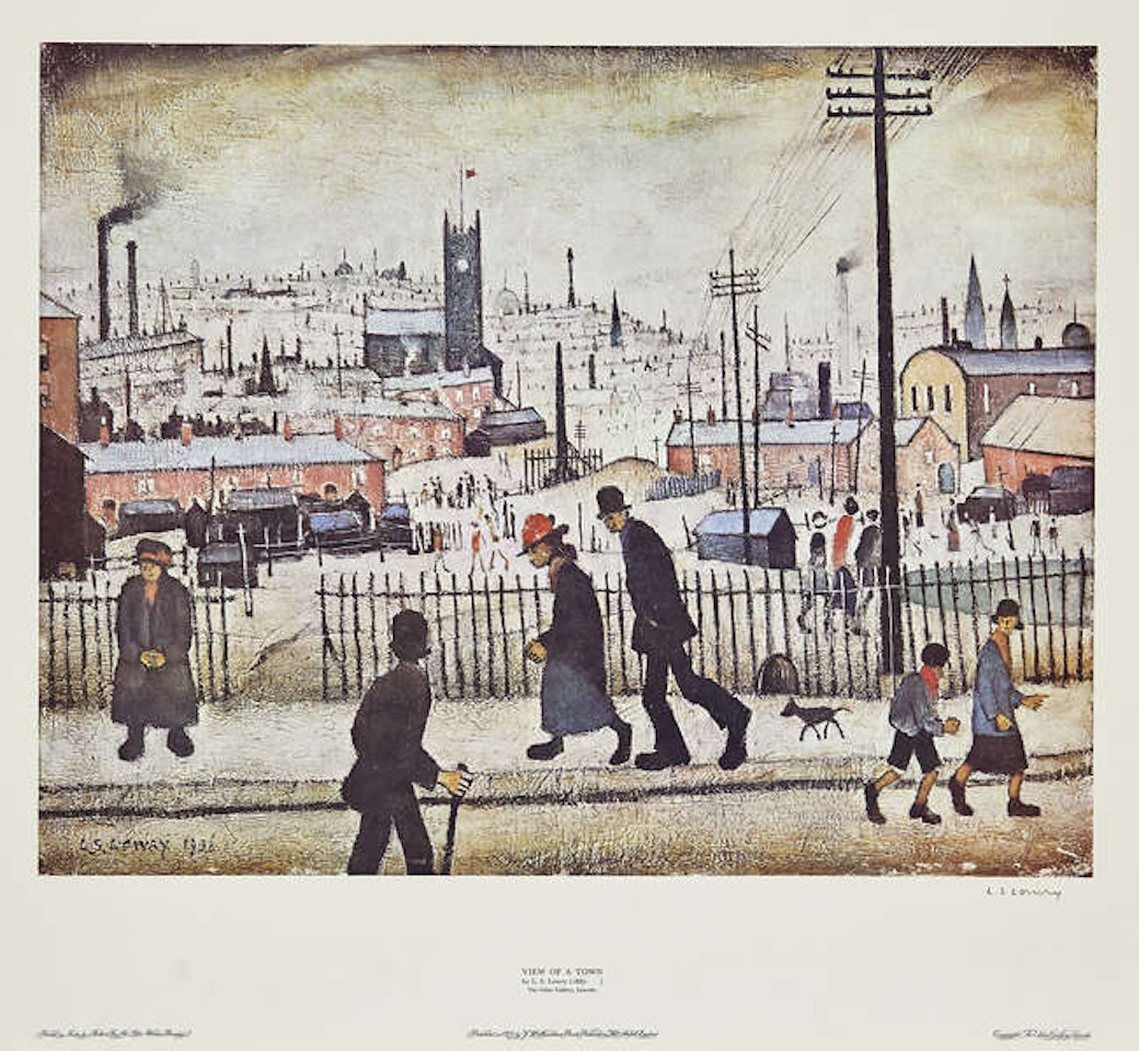 View of a Town by Laurence Stephen Lowry