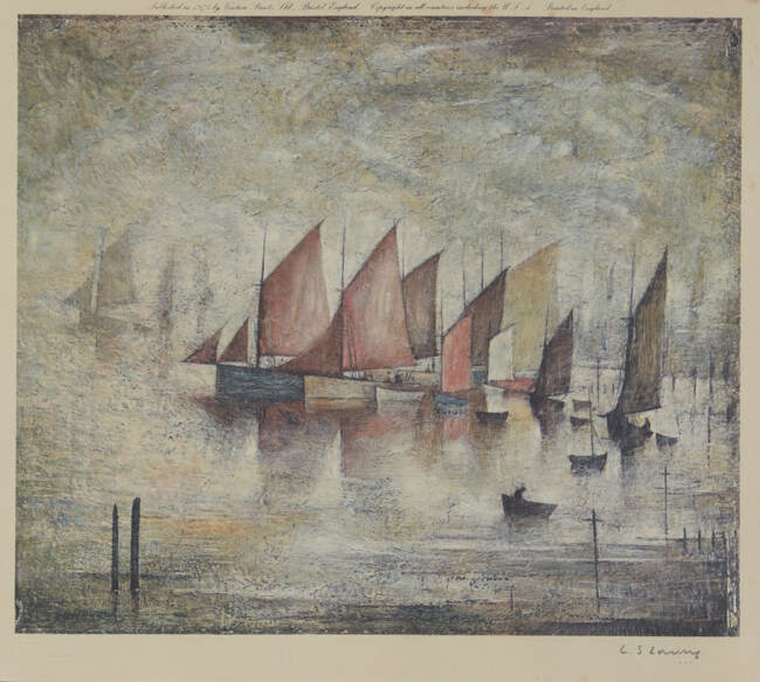 Sailing Boats by Laurence Stephen Lowry