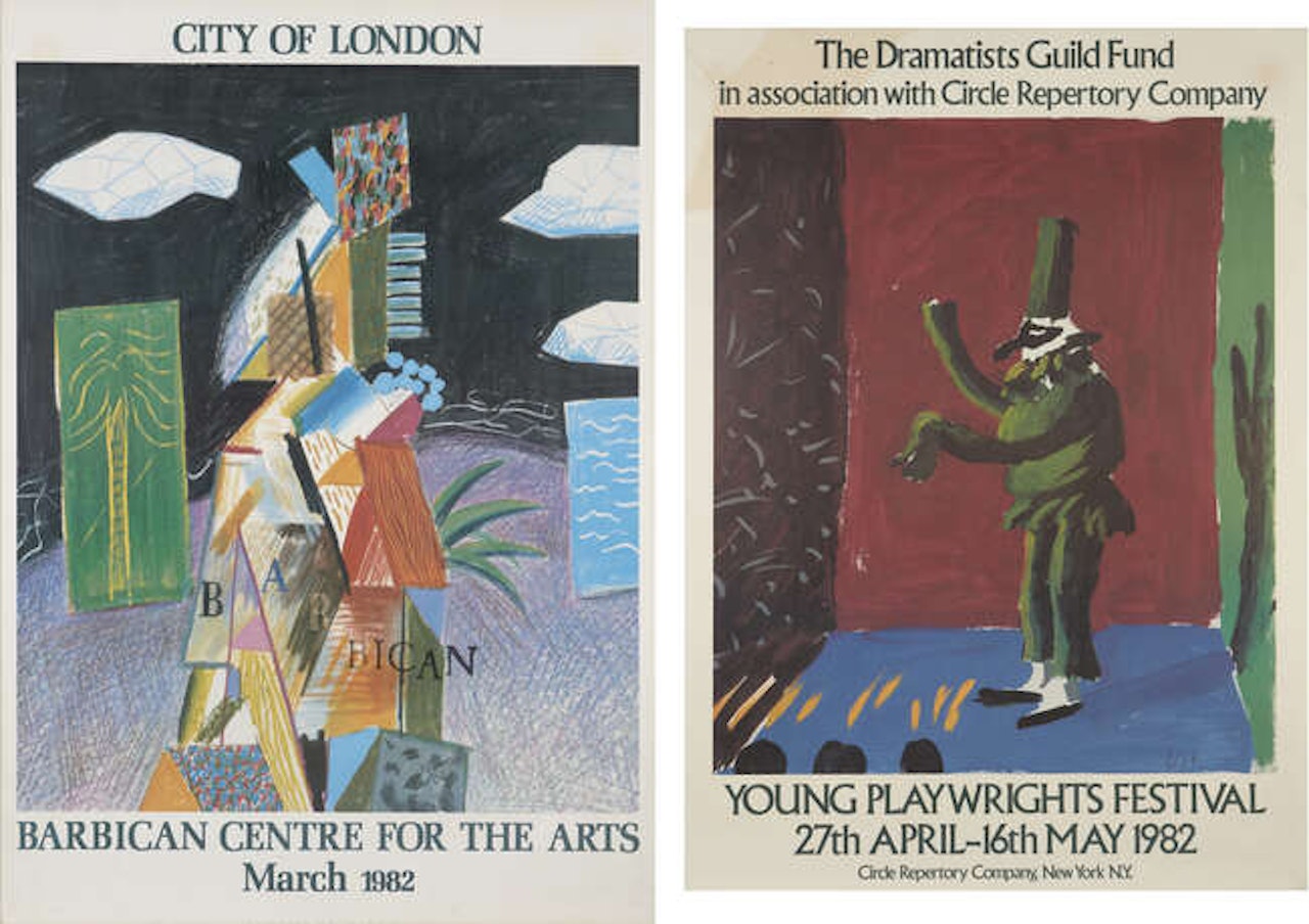 City of London, Barbican Centre for the Arts; and The Dramatists Guild Fund by David Hockney
