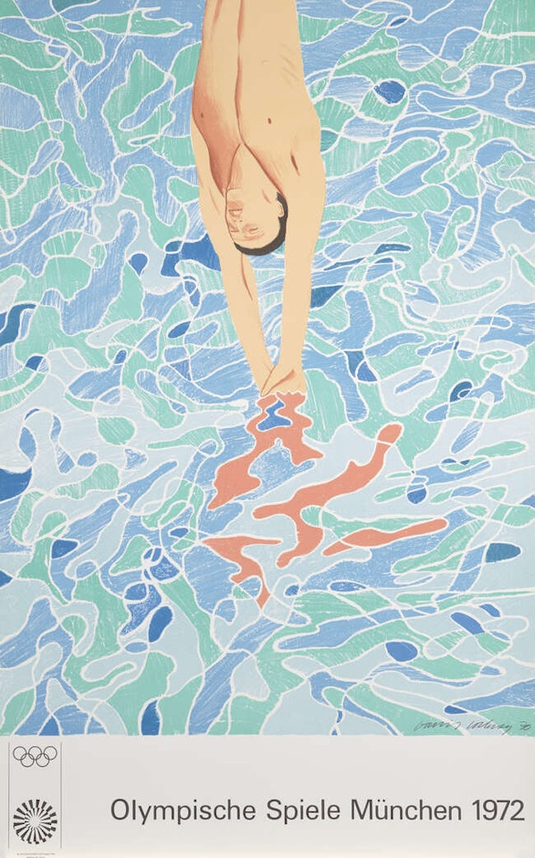 Olympische Spiele München by David Hockney