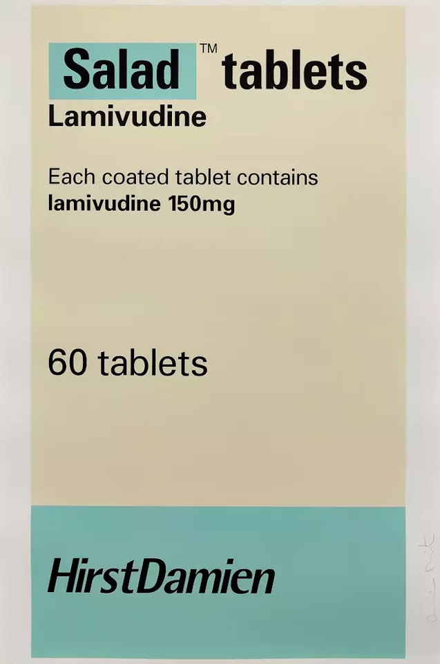 The Last Supper (Salad) by Damien Hirst