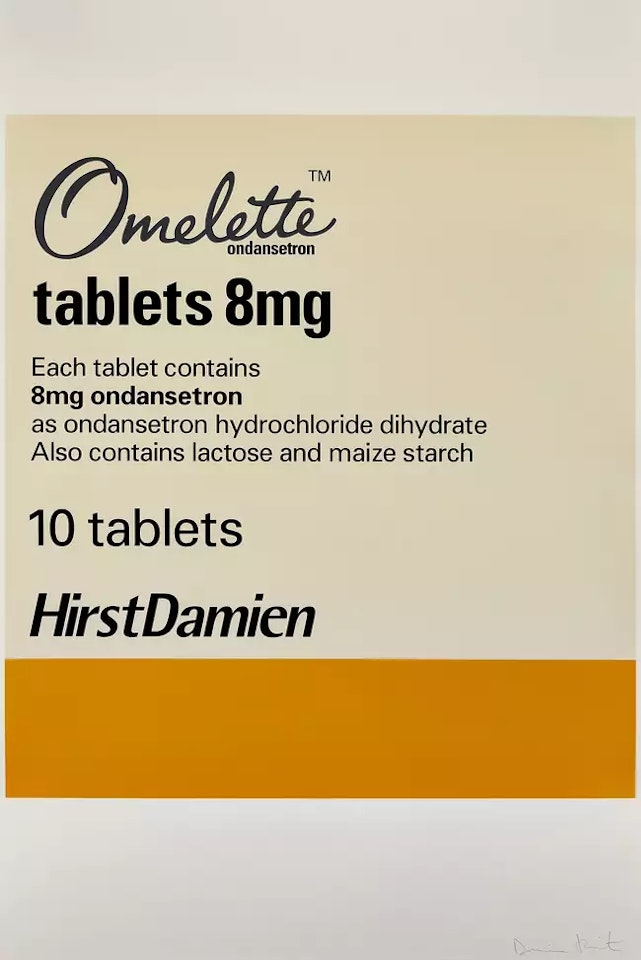 The Last Supper (Omelette) by Damien Hirst