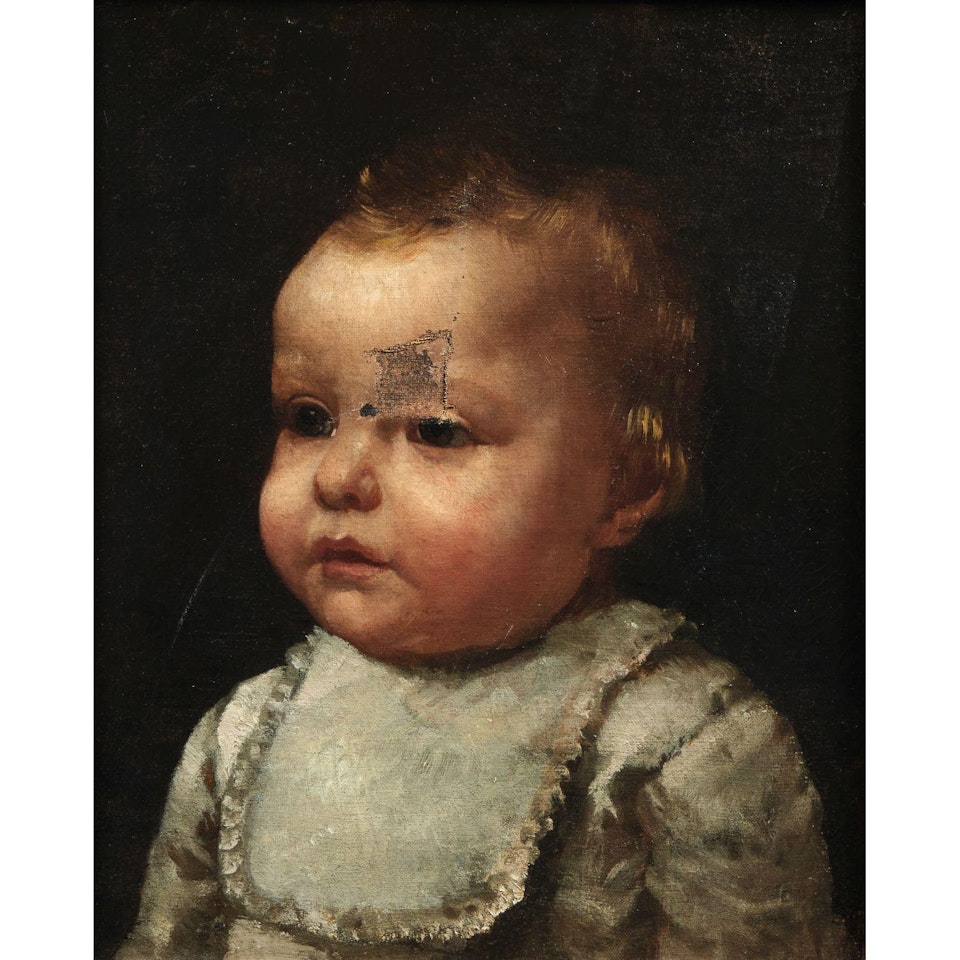 PORTRAIT OF RICHARD ERNST, SON OF RUDOLF ERNST by Rudolf Ernst